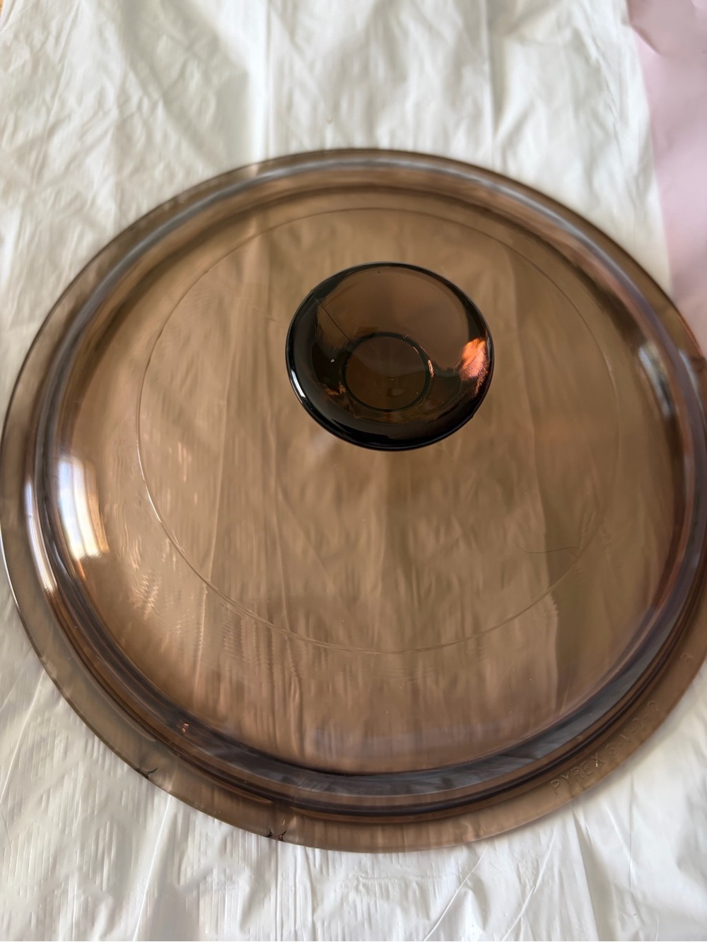 Pyrex Amber Glass Lid